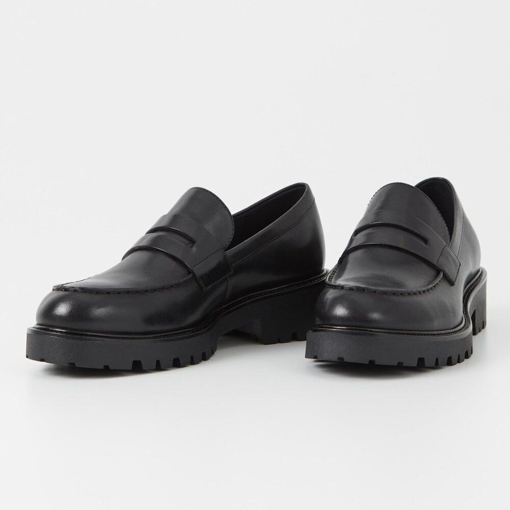 Vagabond Shoemakers Kenova Black Leather Loafers size 39